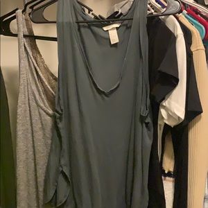 Teal h&m tank